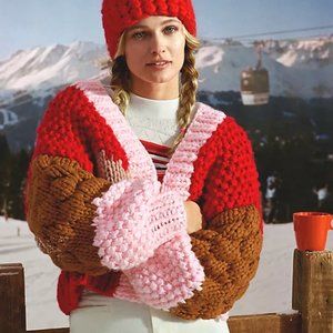 Vicky Knits Chunky Oversized Knitted Cardigan Coat - NWT